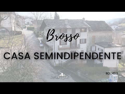 RO_49.3 video drone Casa semindipendente in vendita a Brosso