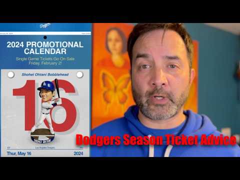 Dodgers Season Ticket Advice - Field Level Episode 3