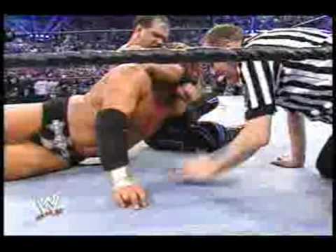 WWE Wrestlemana XX - Chris Benoit vs. Triple H vs. Shawn Micheals (ending)