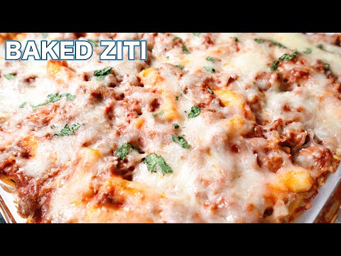 Easy Baked Ziti Recipe | Baked Pasta | Pasta with...