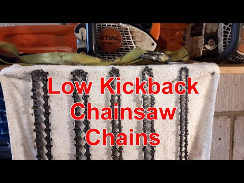 What is a Low Kickback Chainsaw Chain?