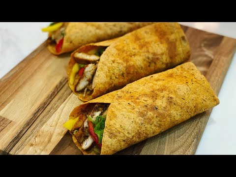 How to Prepare Chicken Wrap - Laila's Home Cooking - Episode 247
