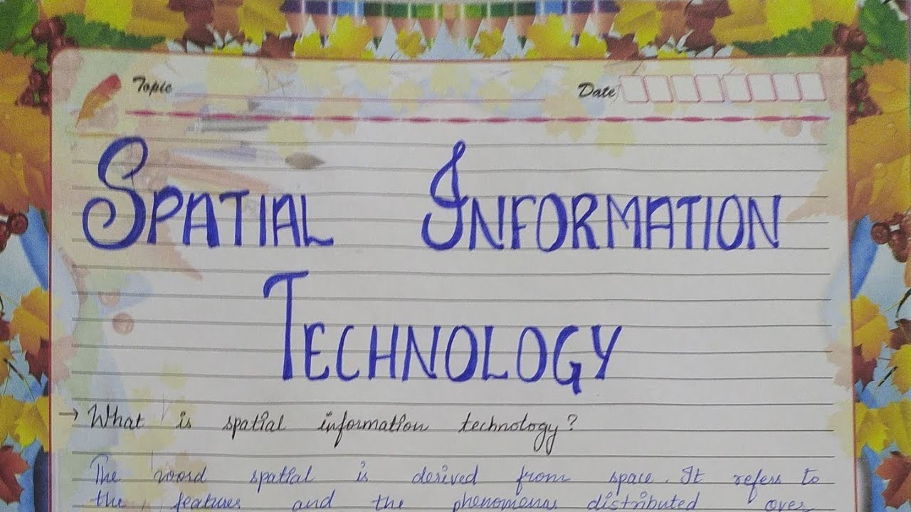 Geography practical of Spatial Information Technology class 12