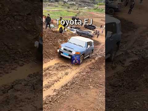"Prado, FJ & Land Cruiser stuck in mud… but Tank 300 walks it like a boss! 💪🚙🔥 #OffRoad"