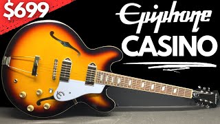 Video thumbnail for Epiphone CASINO (BEST P90 Hollow Body) by Play and Trade Guitars