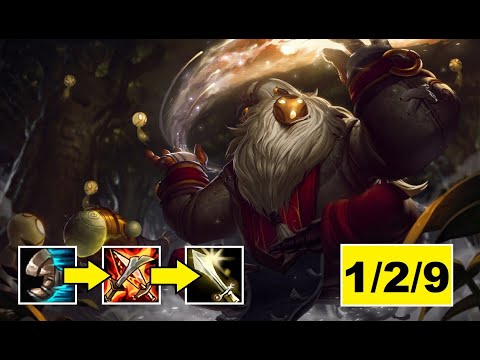 League of Legends: Bard mid vs Akali. Ranked solo. S10 Patch 10.17. K/D/A: 1/2/9.