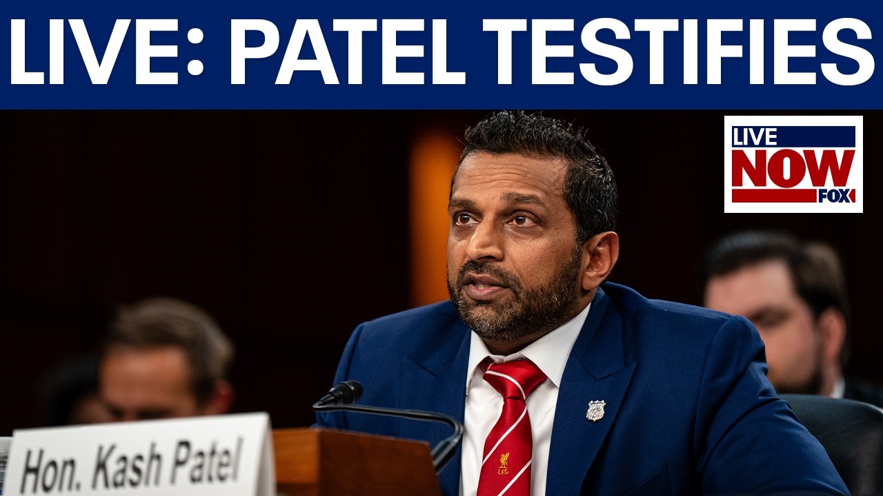 LIVE SOON: FBI director Kash Patel testifies on Capitol Hill