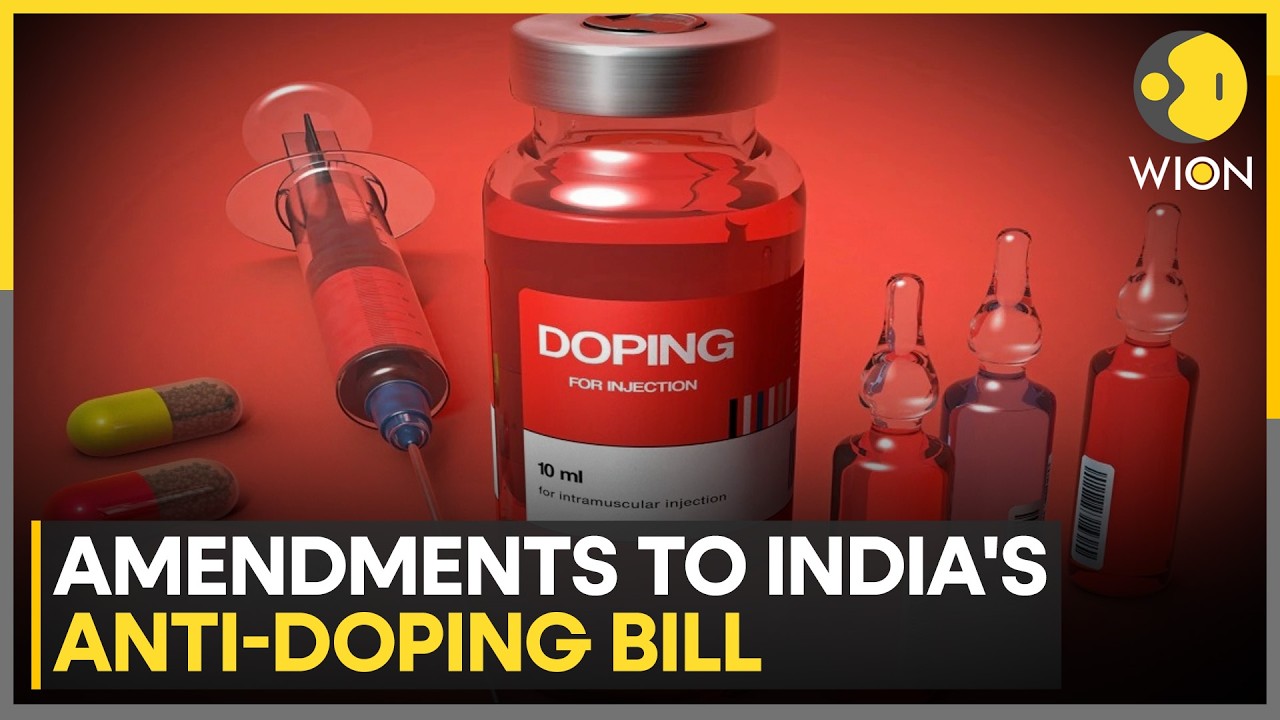 India Set To Introduce New Anti-Doping Laws | WION Newspoint