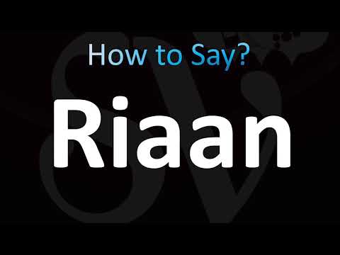 How to Pronounce Riaan (CORRECTLY!)