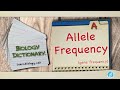 Allele frequency (gene frequency) | Biology Dictionary