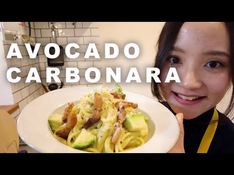 Avocado Carbonara/Japanese Healthy Food Recipe