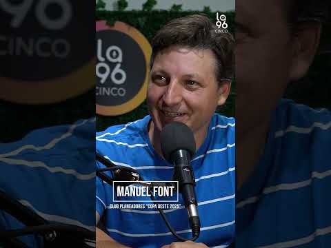 Manuel Font, integrante del Club de Planeadores de Trenque Lauquen