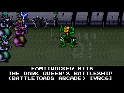 Famitracker Bits - Stage 3: The Dark Queen's Battleship (Battletoads Arcade) [VRC6]