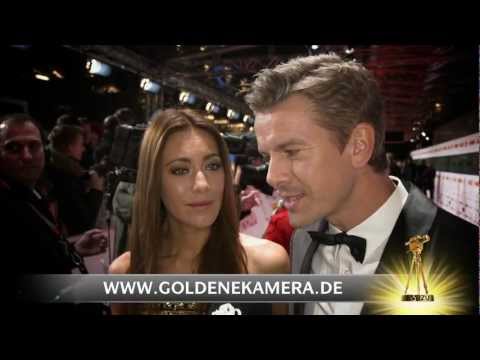 Markus Lanz und Ehefrau Angela Gessmann im Interview - GOLDENE KAMERA 2013