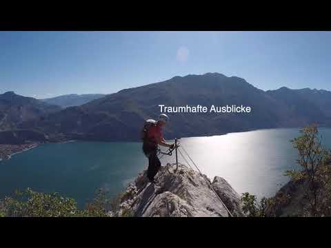 Susatti Foletti Caminamenti - 3 schöne, einfache Klettersteige auf einer Tour über dem Gardasee