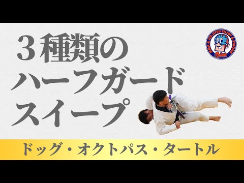 3種類のハーフガードスイープ