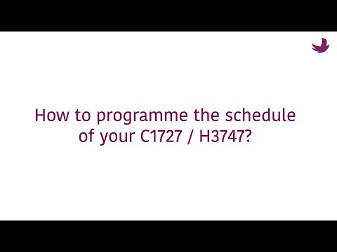 Easily adjust the schedule of C1727 and H3747