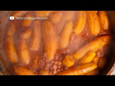 How To Cook Katogo (Matooke and Beans) - Mom's Village Kitchen - African Food
