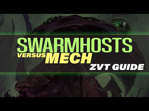SC2 Zerg Tutorial: Swarmhosts vs Mech | ZvT Guide