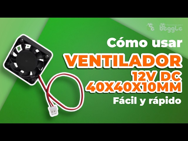 Vídeo relacionado con GDSTIME 2 unidades 4010 Ventilador 24 V Blower Fan 4010 Radiallüfter 24V Ventilador Ventilador 40x40x10 9500 rpm para refrigeración