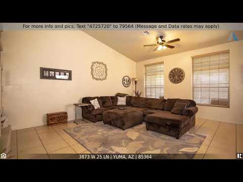 Priced at $384,500 - 3873 W 25 Ln, Yuma, AZ 85364