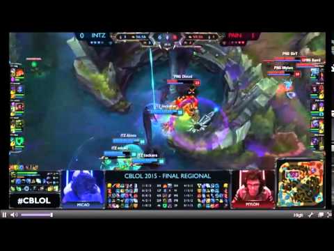 PaiN vs INTZ - Final CBLOL 2015 - Melhores Momentos - 2ª Partida