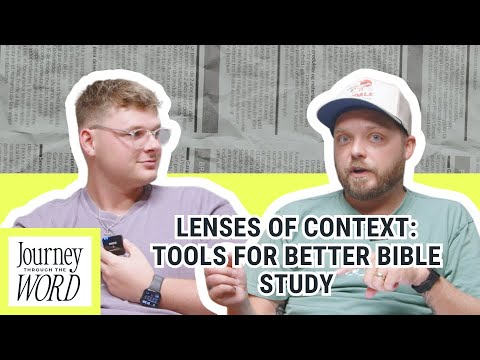 Lenses of Context: Tools for Better Bible Study