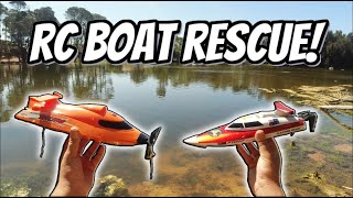  My RC Boat Died In The Middle Of The Lake! 