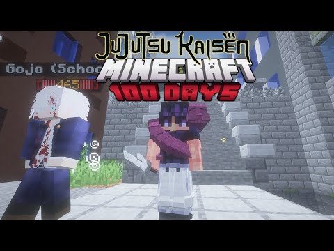 100 Days as Toji Zenin in Minecraft Jujutsu Kaisen