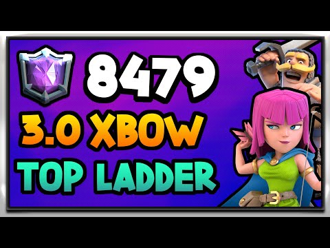 Top 30 Ladder Finish with 3.0 Xbow (ft. Tyton)! Clash Royale
