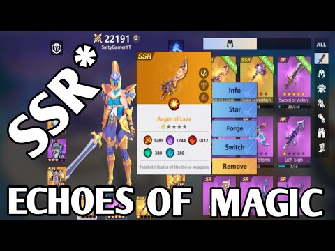 ECHOES OF MAGIC : HOW TO GET SSR WEAPON / FIRST RECHARGE GIFT