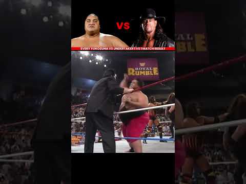 Every Undertaker vs Yokozuna 1 vs 1 Match Result Edit 💥 #wwe