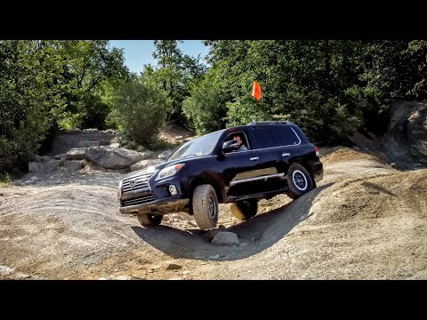 LEXUS LX570 ON 2 WHEELS. ATRAC WORKOUT. Badlands off-road park