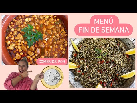 Menú FIN DE SEMANA por 10€. #17 OS ENSEÑO LA COMPRA 🛒