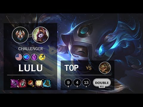 Lulu Top vs Renekton - NA Challenger Patch 10.9