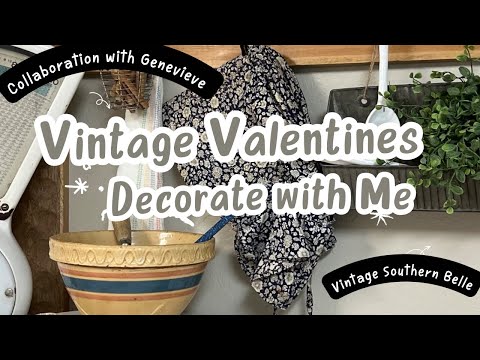Vintage Inspired Valentines/Valentines Day Decor/ Cozy...