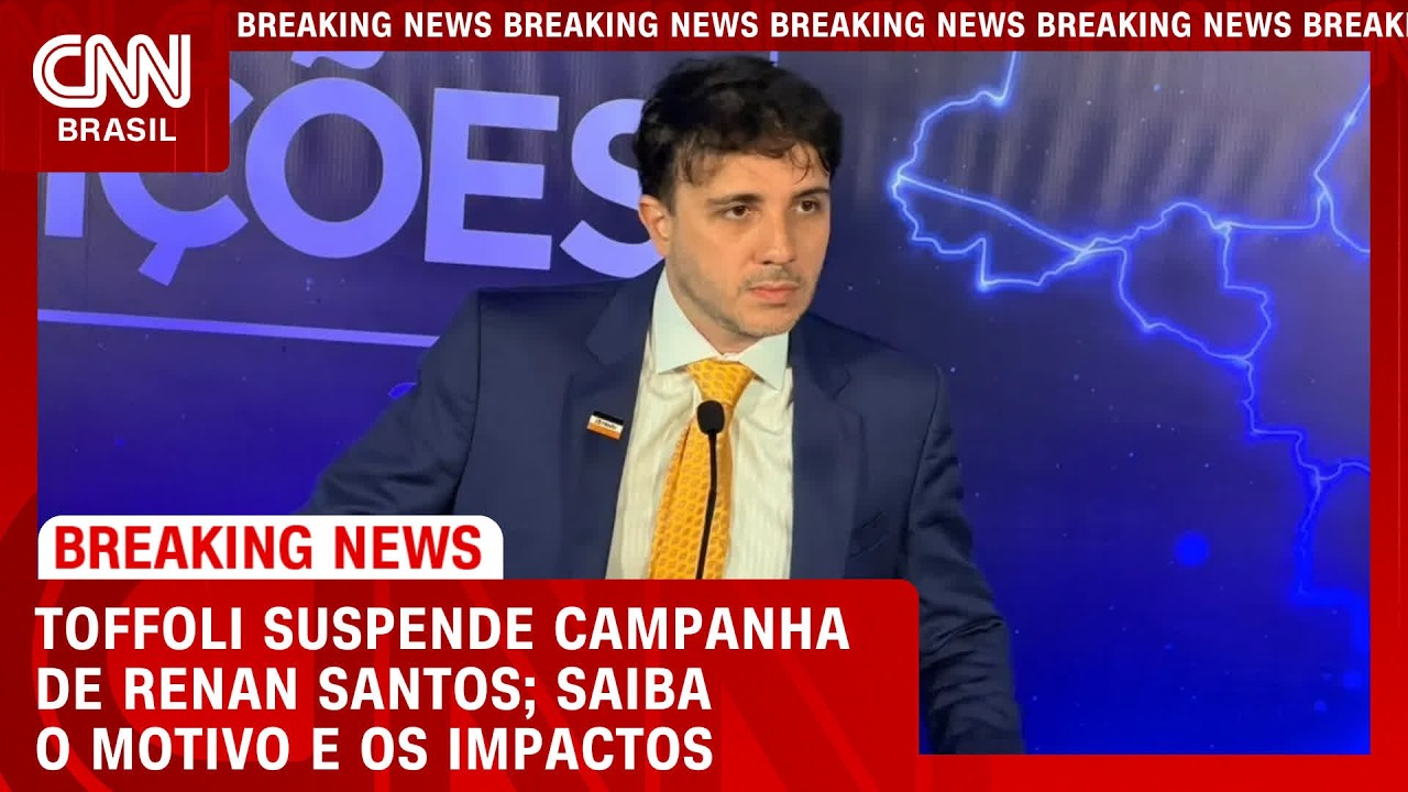 Por que Toffoli suspendeu a campanha de Renan Santos? Entenda o caso | BASTIDORES CNN