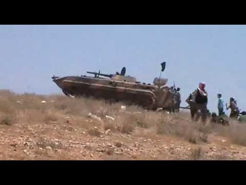 استهداف مقرات النظام في المخافر الحدودي 36 و 37 في ريف درعا من قبل كتيبة شهداء صيدا