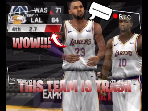 NBA 2K20 MOBILE MY CAREER #5  WE SUCK