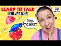Learning with Ms Rachel | Learn Words and Colors for Toddlers | Educational Kids Videos | Animals
