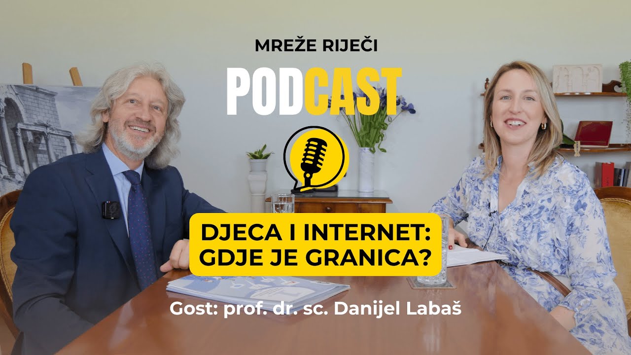 Djeca i internet: Gdje je granica? - prof. dr. sc. Danijel Labaš [PODCAST Mreže Riječi #23]