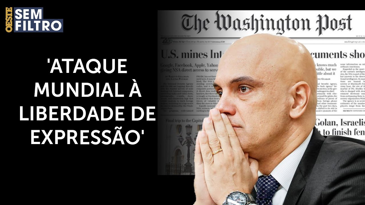 Jornal americano critica censura de Moraes e compara Brasil à ditaduras comunistas