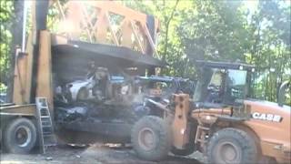 preview picture of video 'Patterson Auto Wrecking Crusher Video'