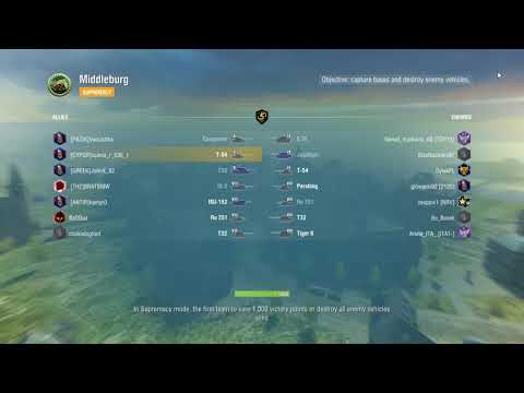 [WOT blitz] T-54 gameplay  3271k damage