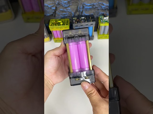 Vídeo relacionado con OVNSHVN Power Bank Case DIY Shell Quick Charge Detachable 8x18650 Battery Storage Box No Welding Without Battery Normal