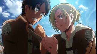 Download lagu Annie attack Eren by a wooden knife Twixtor mp3