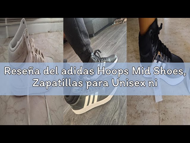 Vídeo relacionado con adidas Hoops Mid Shoes, Zapatillas Unisex niños, Core Black Cloud White Grey Six, 40 EU
