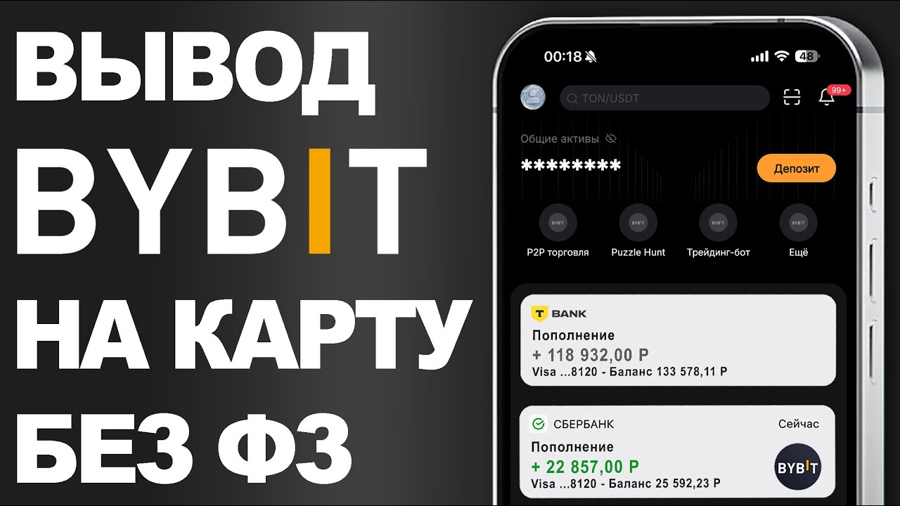 Как Вывести с Байбит или Bybit На Карту Без ФЗ 2026