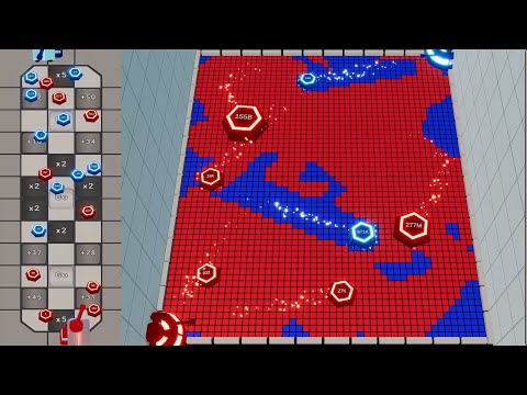 Multiple Coins X Territory War - Marble Race in Unity