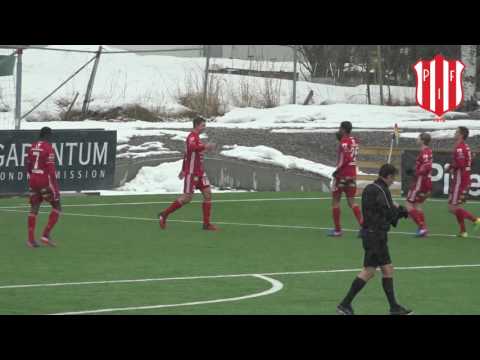 Piteå IFs mål mot IFK Luleå i sista träningsmatchen